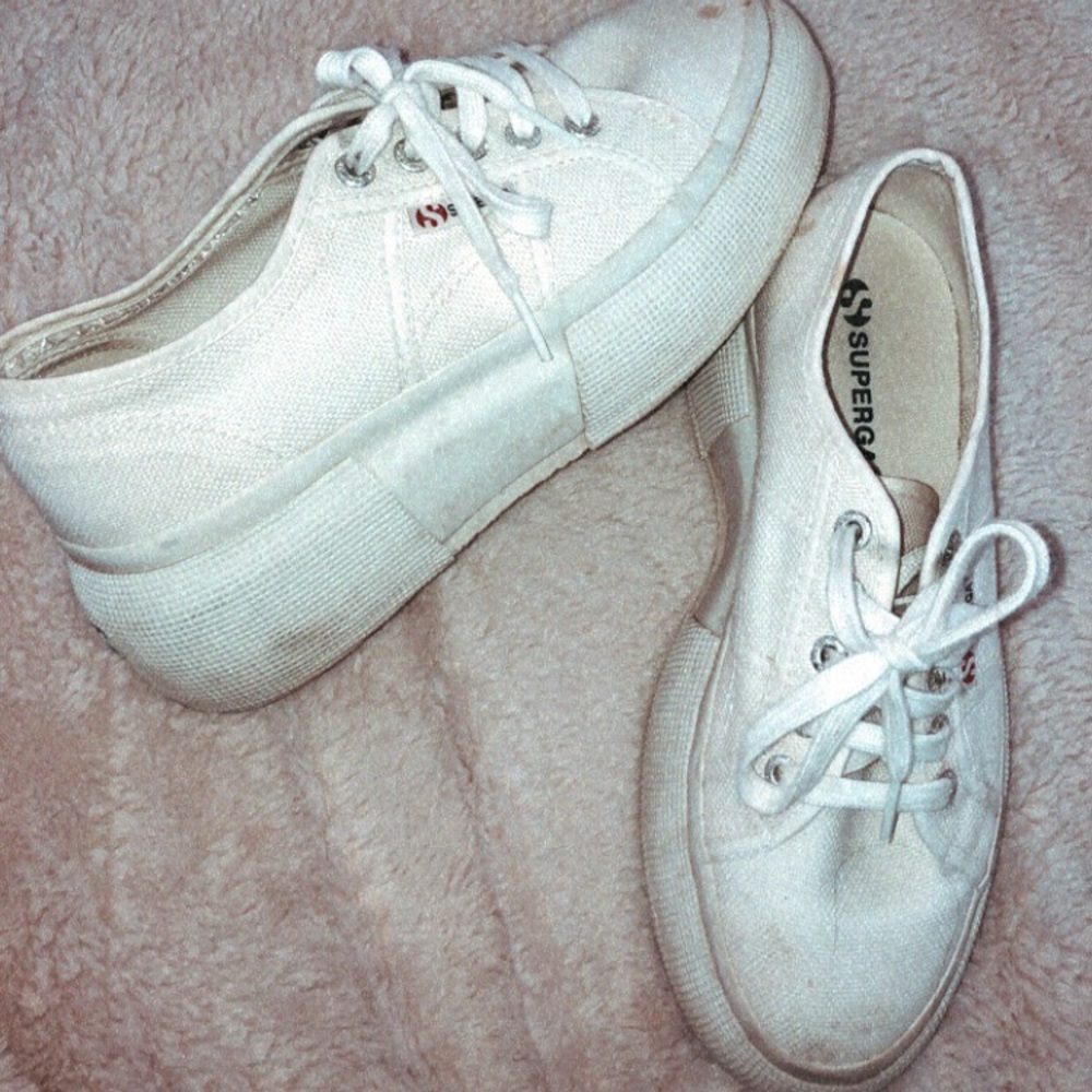 🦋white platform supergas